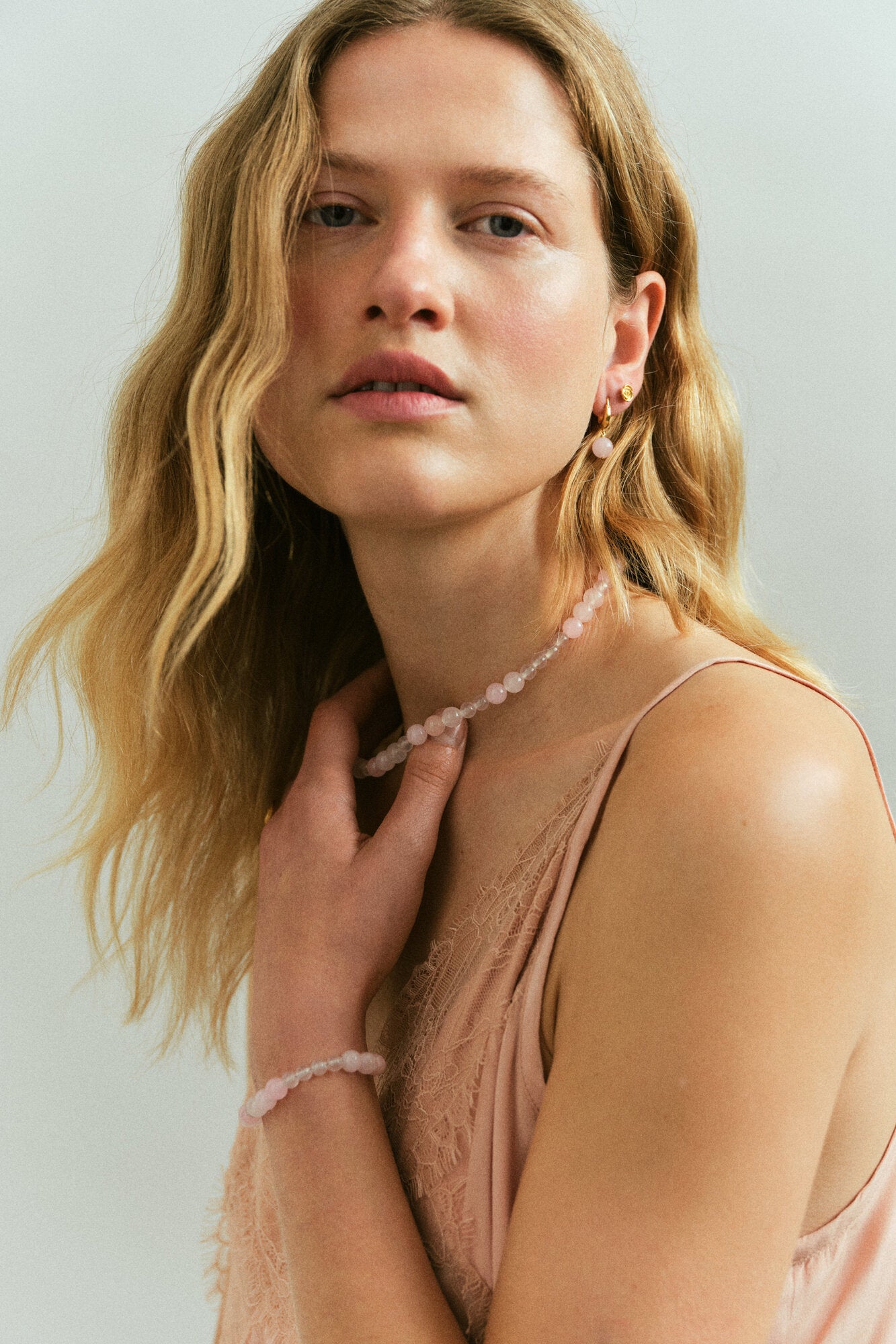 Blush halskæde - forgyldt